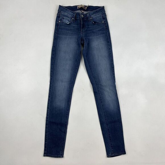 Paige Sz 24 Verdugo Jegging Skinny Jeans Stretch Medium/Dark Wash - Picture 2 of 9